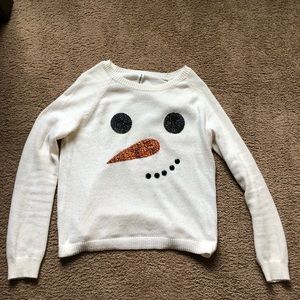 Snowman holiday sweater Aeropostale